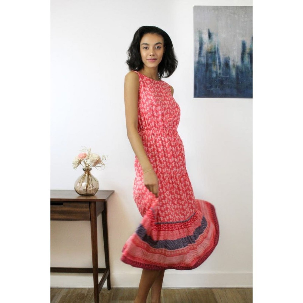 Beach‎ Lunch Lounge Size Small Women's Peonia Sleeveless Back Cutout Maxi Dress